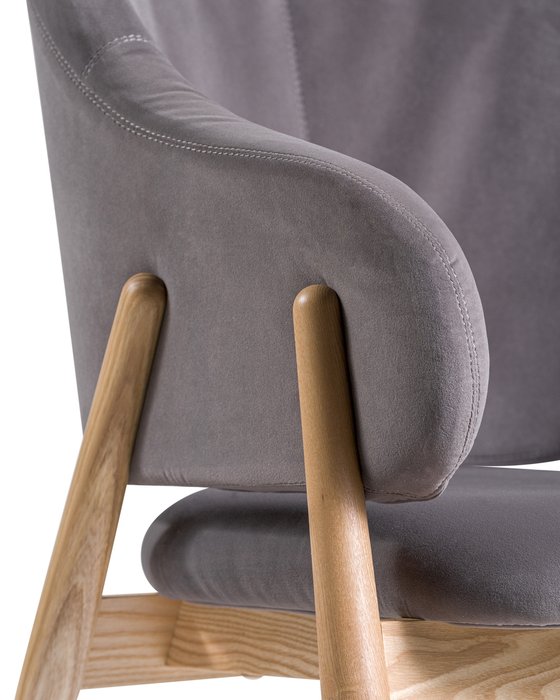 Стул Family Look серого цвета - купить Обеденные стулья по цене 29700.0