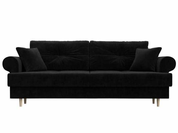 Диван-кровать Сплин черного цвета  - купить Прямые диваны по цене 46999.0
