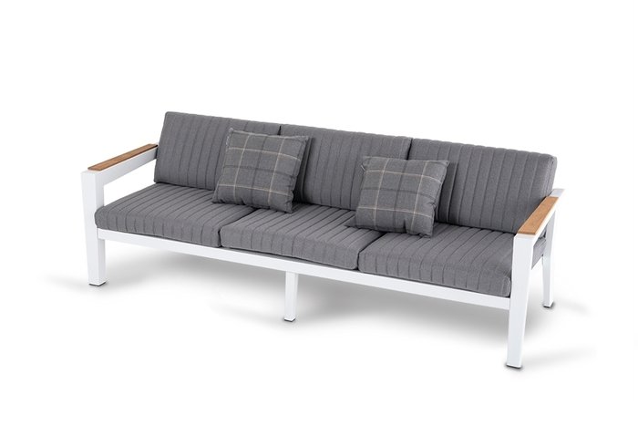 Трехместный диван Фореста с подушками - лучшие Садовые диваны в INMYROOM