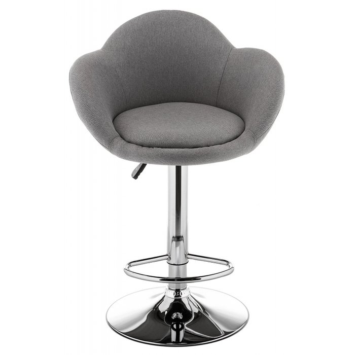 Барный стул Cotton серого цвета - купить Барные стулья по цене 10470.0