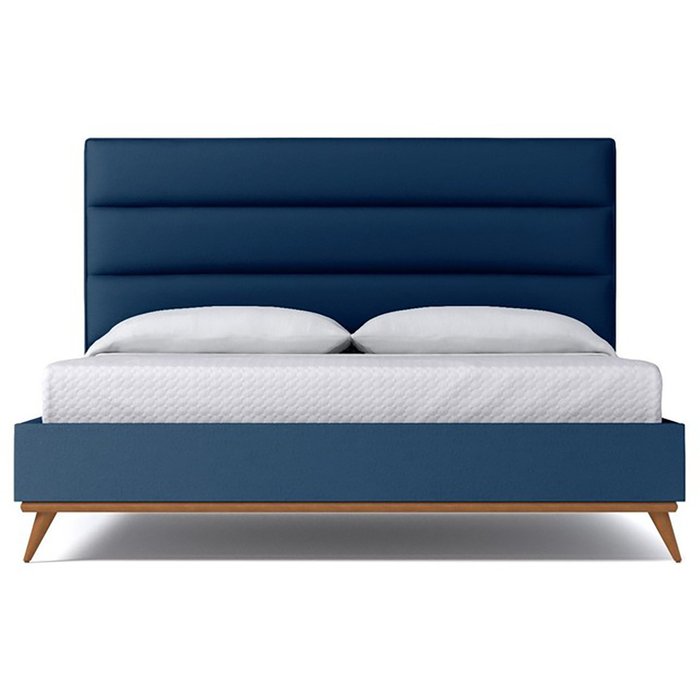 Кровать Cooper Blueberry синего цвета 160х200