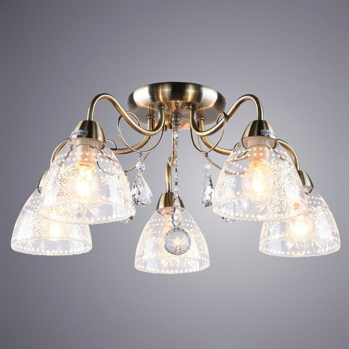 Потолочная люстра Arte Lamp Rugiada  - купить Потолочные люстры по цене 5990.0