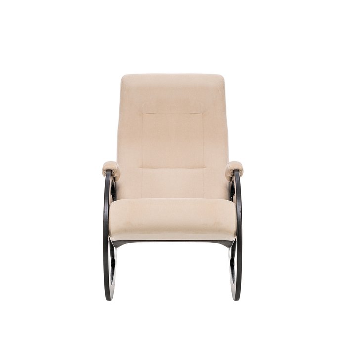 Кресло-качалка бежевого цвета - купить Интерьерные кресла по цене 12390.0