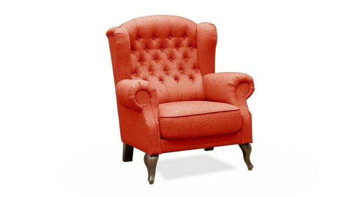 Кресло Адара красного цвета - лучшие Интерьерные кресла в INMYROOM