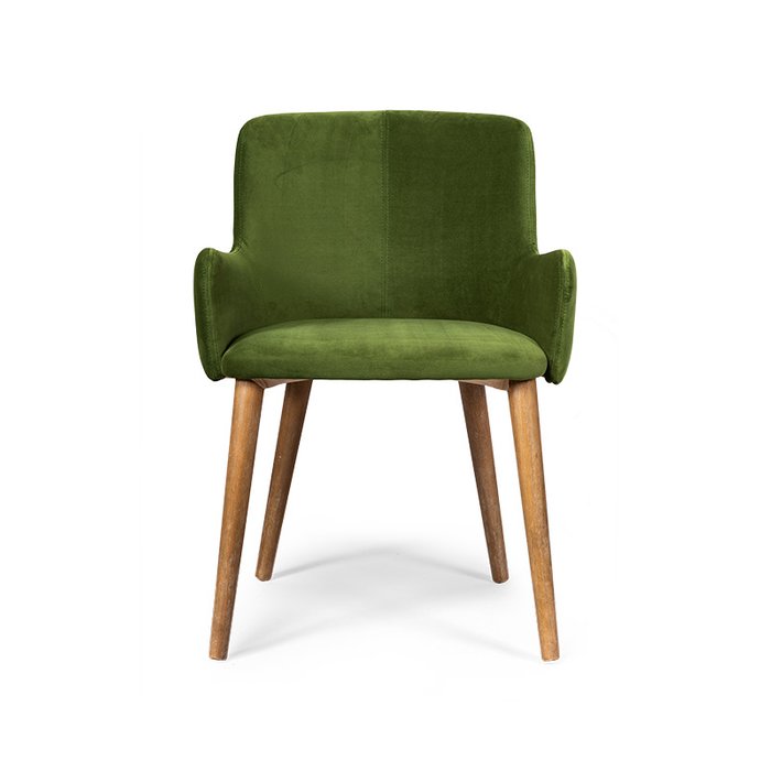 Полукресло Stewart зеленого цвета - лучшие Обеденные стулья в INMYROOM