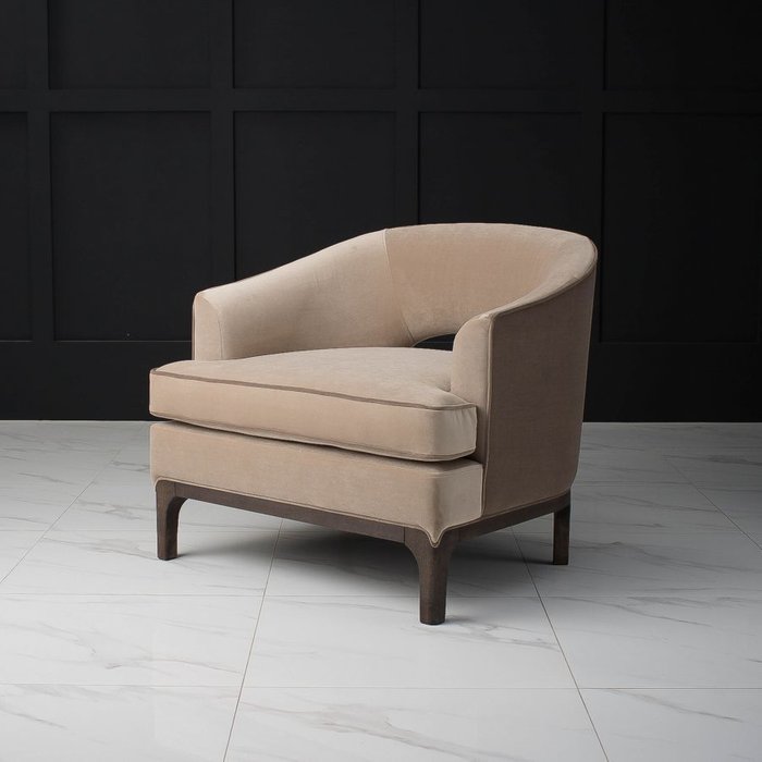 Кресло Lounge коричневого цвета - купить Интерьерные кресла по цене 56000.0