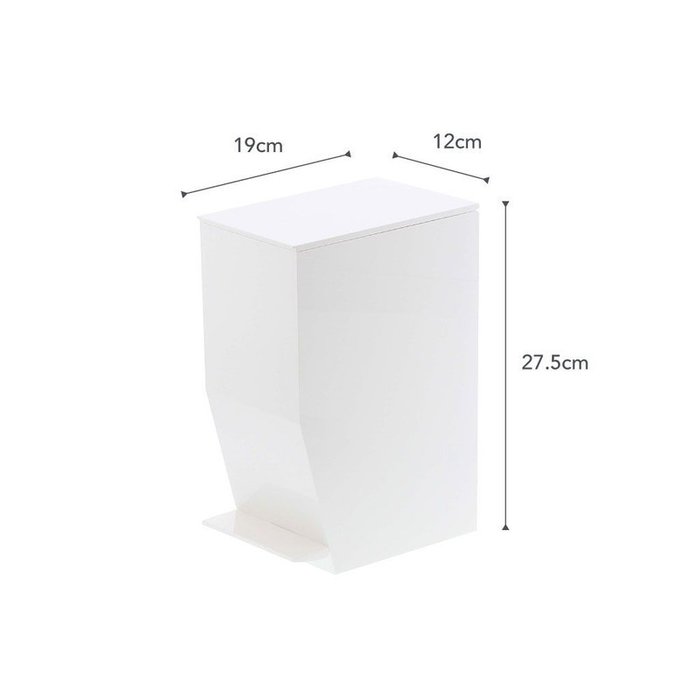 Мусорное ведро Tower белого цвета - купить Плетеные корзины по цене 5243.0