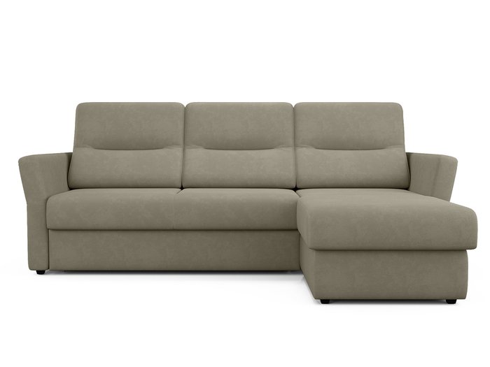 Угловой диван-кровать Sonny бежево-серого цвета