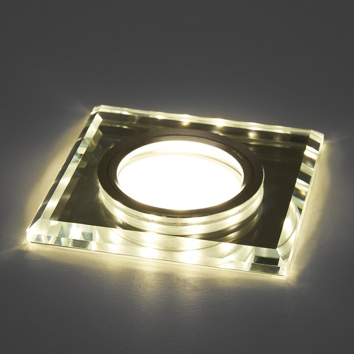 Встраиваемый светильник CD8150 41910 (стекло, цвет прозрачный) - купить Встраиваемые споты по цене 202.0