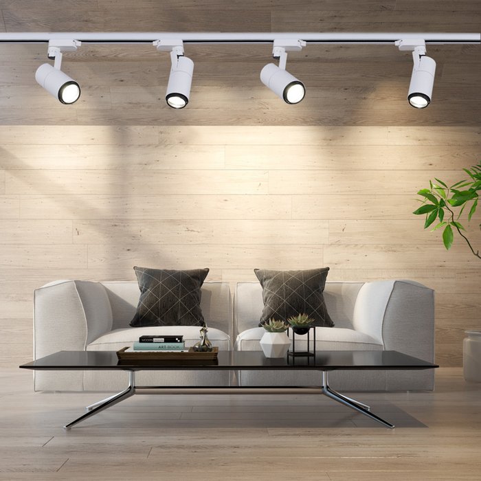 Трековый светильник Reluce 06712-9.3-001QY LED12W WT - лучшие Трековые светильники в INMYROOM Трековый светильник Reluce 06712-9.3-001QY LED12W WT - лучшие Трековые светильники в INMYROOM