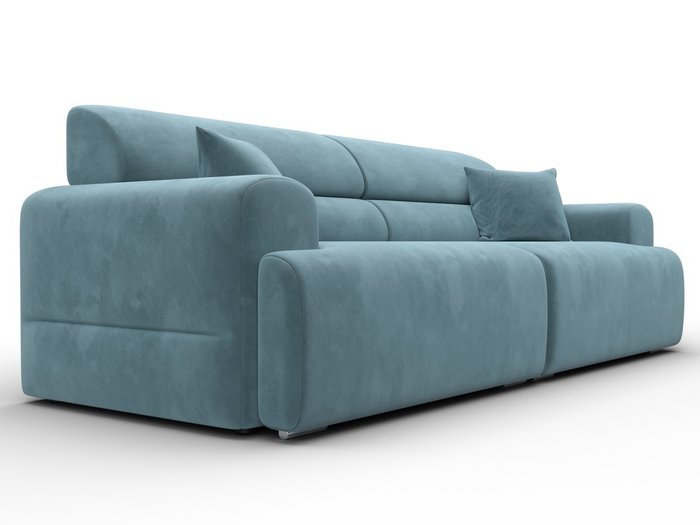 Диван Лига-109 бирюзового цвета - лучшие Прямые диваны в INMYROOM