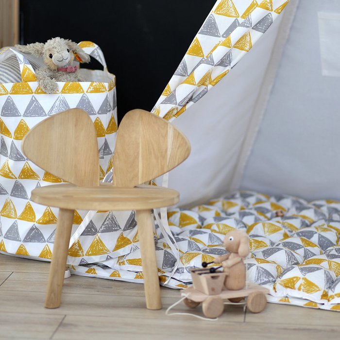 Чехол для подушки Triangles из 100% хлопка - купить Декоративные подушки по цене 690.0