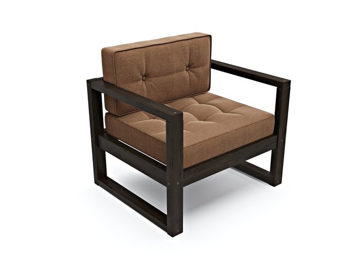 Кресло из рогожки Астер коричневого цвета - лучшие Интерьерные кресла в INMYROOM