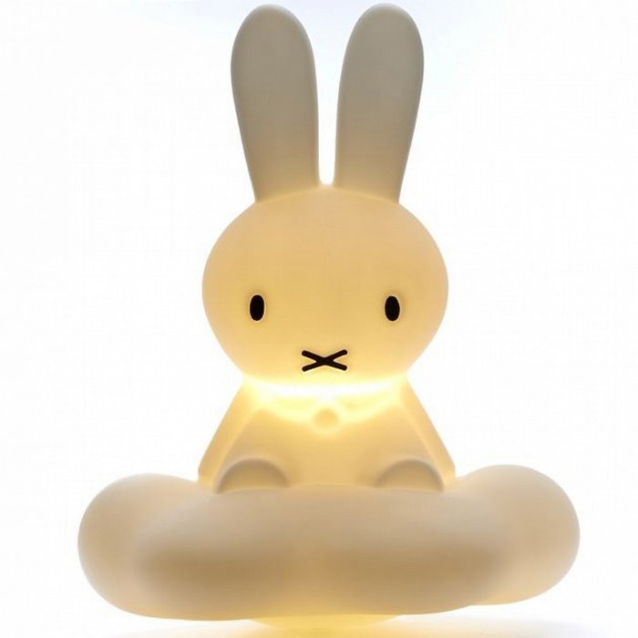 Детская настольная лампа Зайчик Miffy на облачке - купить Ночники по цене 26000.0