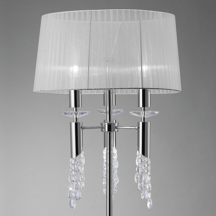 Торшер Tiffany 3869 (ткань, цвет белый) - лучшие Торшеры в INMYROOM Торшер Tiffany 3869 (ткань, цвет белый) - лучшие Торшеры в INMYROOM