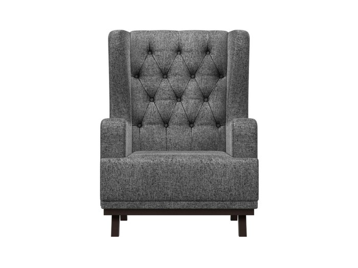 Кресло Джон Люкс серого цвета - купить Интерьерные кресла по цене 22999.0