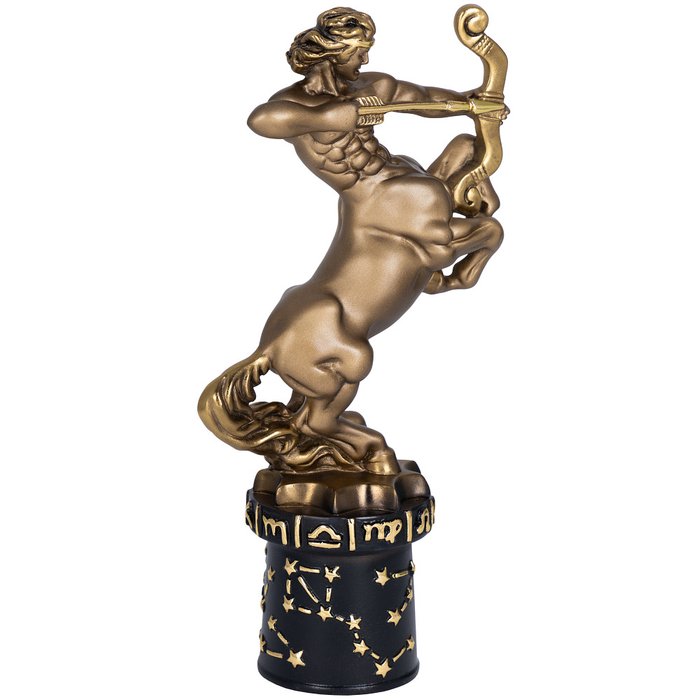 Статуэтка Знак зодиака Стрелец бронзового цвета - купить Фигуры и статуэтки по цене 8683.0
