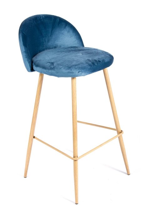 Барный стул Vivian синего цвета