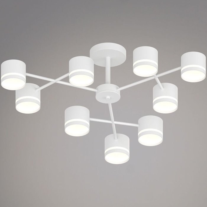 Люстра на штанге 96730-0.3-09 GX53 WT (металл, цвет белый)