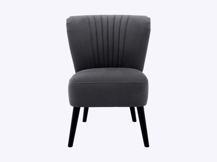 Кресло Barbara черного цвета - купить Интерьерные кресла по цене 11990.0