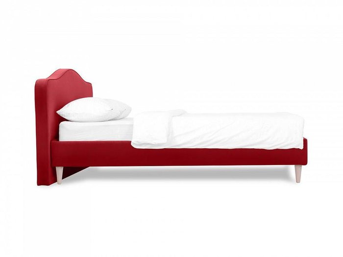 Кровать Queen II Elizabeth L 160х200 красного цвета - купить Кровати для спальни по цене 48500.0