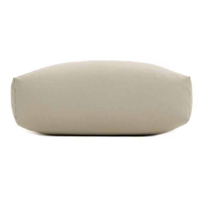 Пуф-подушка XL из натурального хлопка светло-бежевого цвета - лучшие Бескаркасная мебель в INMYROOM