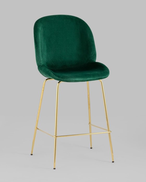 Стул полубарный Beetle изумрудного цвета - купить Барные стулья по цене 8490.0