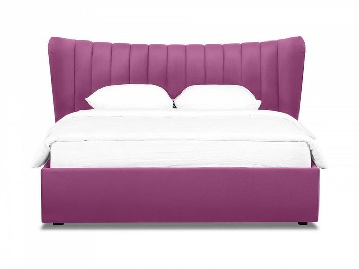 Кровать Queen Agata Lux 160х200 пурпурного цвета - купить Кровати для спальни по цене 83600.0