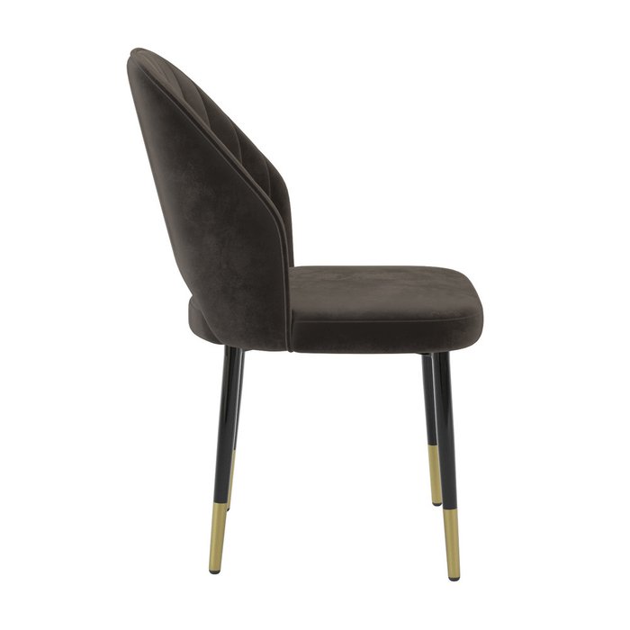 Стул Скарлет голд коричневого цвета - лучшие Обеденные стулья в INMYROOM