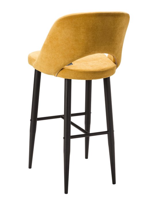 Стул барный Lars желтого цвета - лучшие Барные стулья в INMYROOM