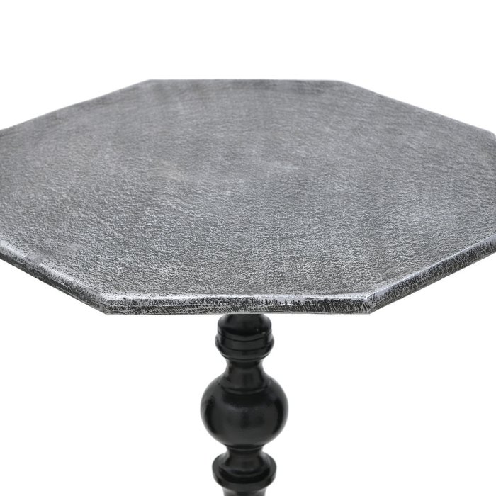 Кофейный столик серебристо-черного цвета - купить Кофейные столики по цене 24920.0