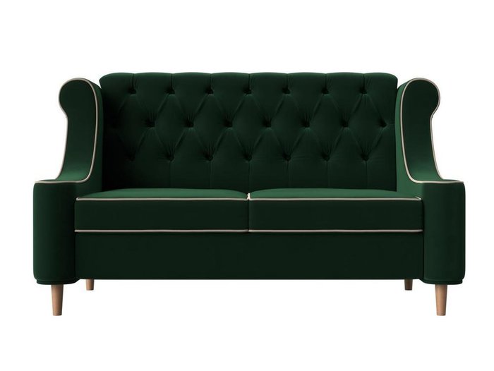 Диван Бронкс зеленого цвета - купить Прямые диваны по цене 41999.0