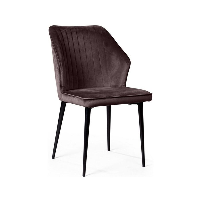 Комплект из четырех стульев Berg  цвета антрацит   - купить Обеденные стулья по цене 31600.0