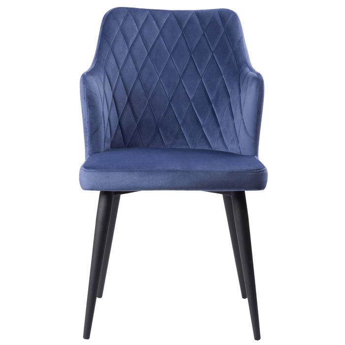 Стул Velen синего цвета - купить Обеденные стулья по цене 5420.0