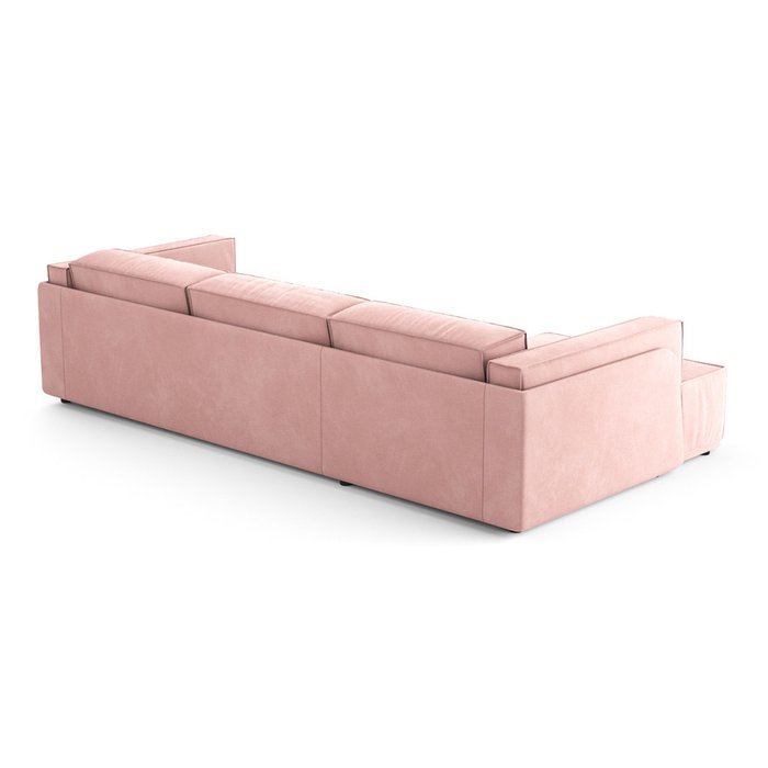Диван-кровать угловой Vento Light розового цвета - лучшие Угловые диваны в INMYROOM