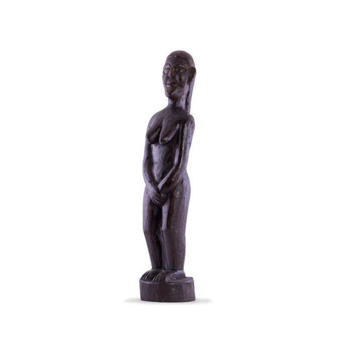 Статуэтка Totem женщина коричневого цвета - лучшие Фигуры и статуэтки в INMYROOM