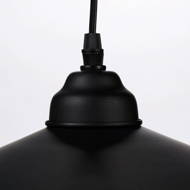 Подвесной светильник Brimmed Basic черного цвета - купить Подвесные светильники по цене 6489.0