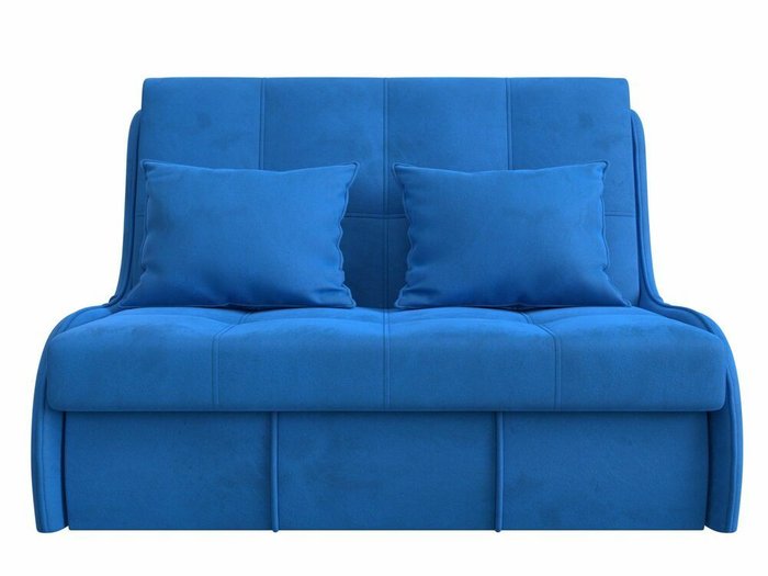 Прямой диван-кровать Риттэр голубого цвета - купить Прямые диваны по цене 36999.0