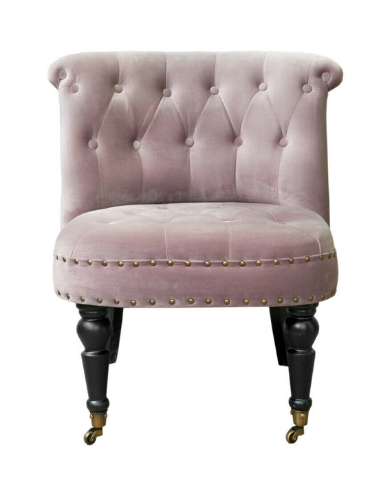 Низкое кресло Aviana pink velvet Низкое кресло Aviana pink velvet