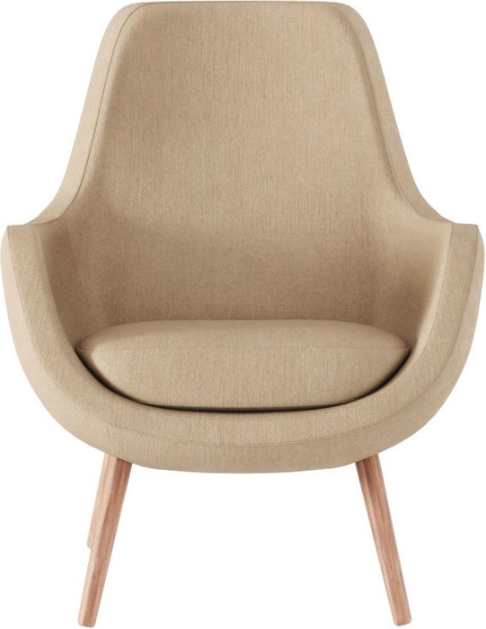 Кресло Лидия бежевого цвета - лучшие Интерьерные кресла в INMYROOM