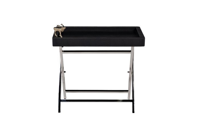 Сервировочный столик черного цвета - купить Сервировочные столики по цене 43800.0