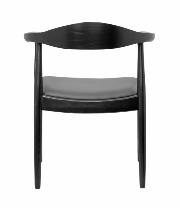 Стул с подлокотниками Carlo black черного цвета - лучшие Обеденные стулья в INMYROOM