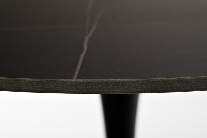 Обеденный стол Сатурн черного цвета - купить Обеденные столы по цене 24500.0