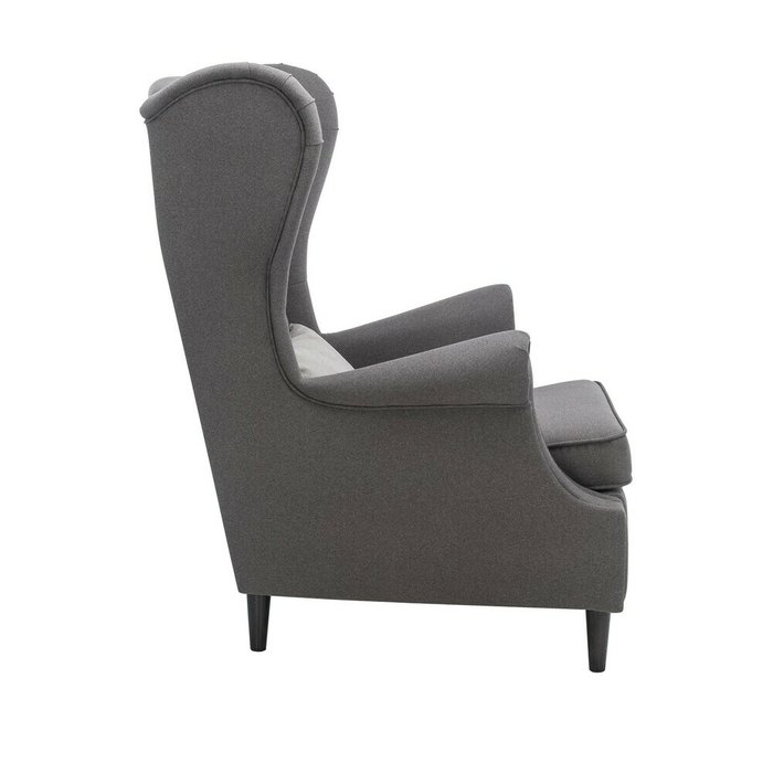Кресло Винтаж серого цвета - лучшие Интерьерные кресла в INMYROOM
