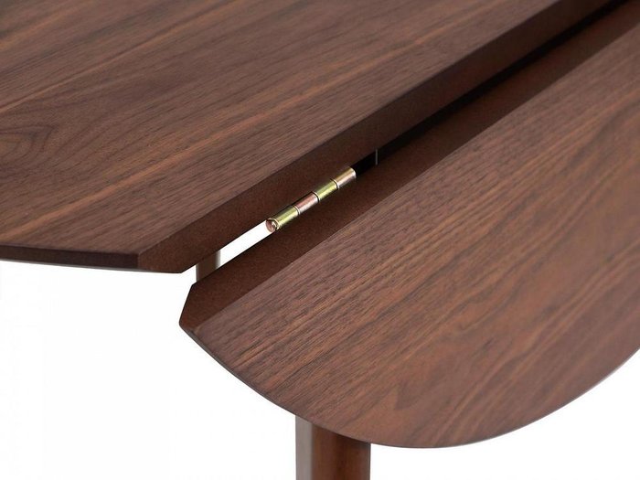 Складной обеденный стол Jaxton коричнеого цвета - лучшие Обеденные столы в INMYROOM