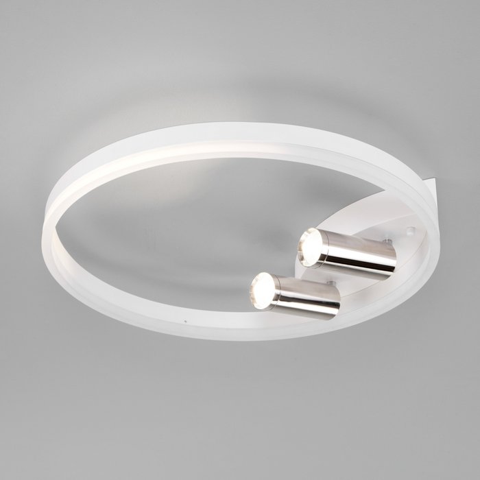 Умный потолочный светильник Eurosvet Luminari 90247/3 90247/3 белый/хром Smart - лучшие Потолочные люстры в INMYROOM