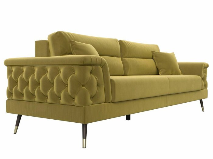 Диван-кровать Лига 023 желтого цвета - лучшие Прямые диваны в INMYROOM