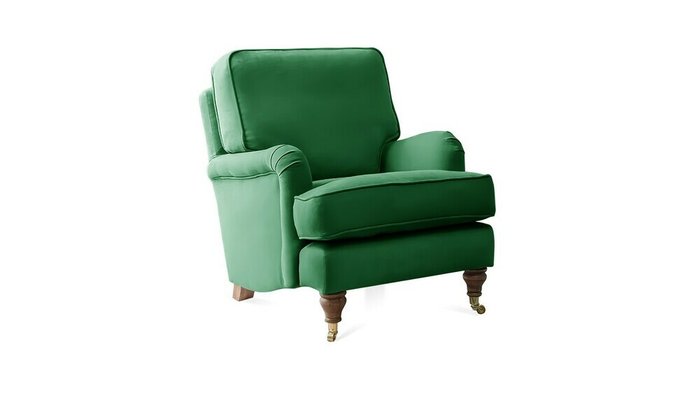 Кресло Бристоль темно-зеленого цвета - купить Интерьерные кресла по цене 37100.0