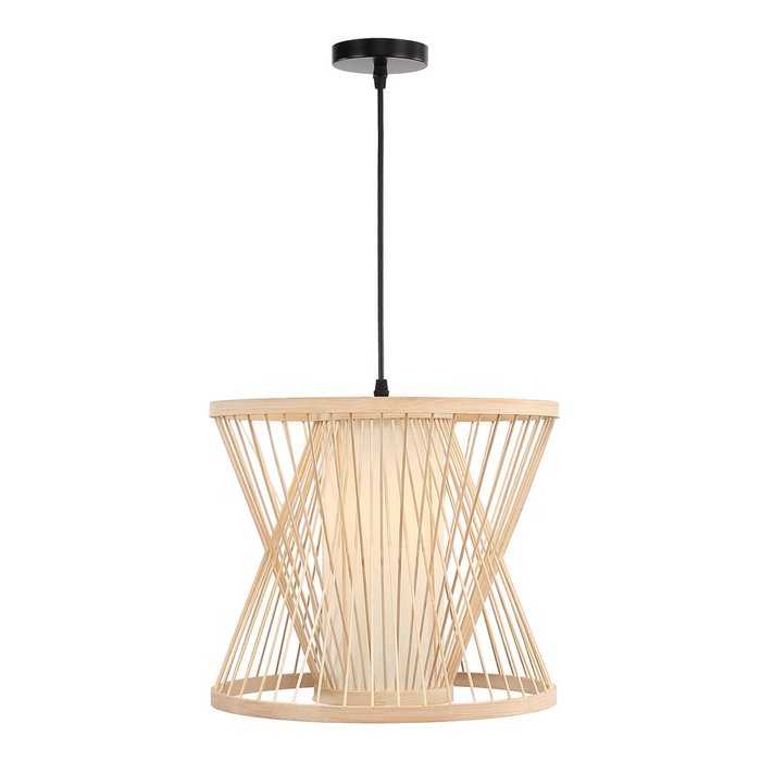 Светильник подвесной ST-Luce Древесный/Белый E27 1*40W ALMA Светильник подвесной ST-Luce Древесный/Белый E27 1*40W ALMA
