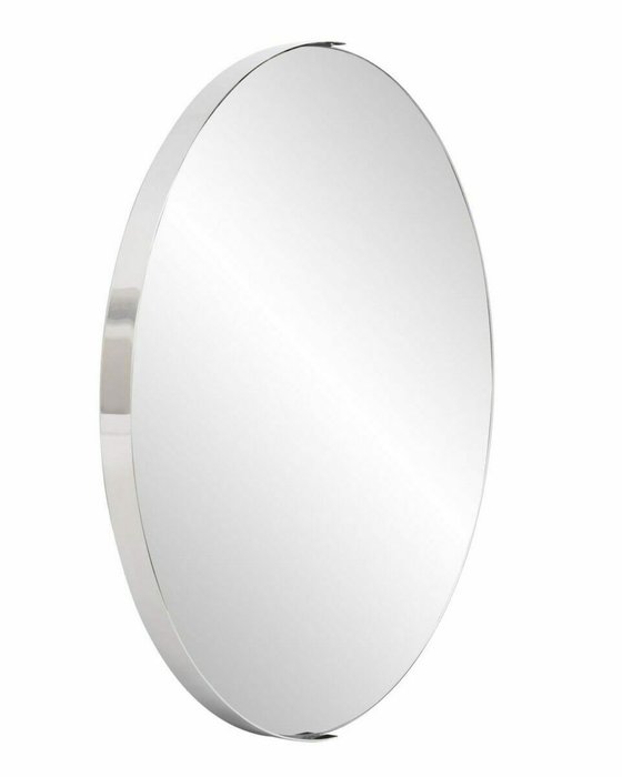 Настенное зеркало Хамбл 76х76 серебряного цвета - лучшие Настенные зеркала в INMYROOM